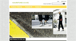 Desktop Screenshot of kaurifund.co.nz